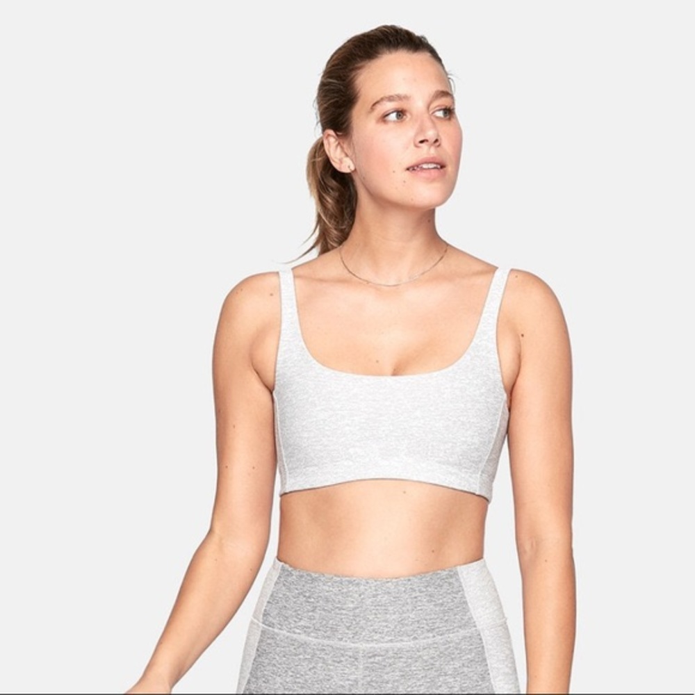 Outdoor Voices Double Time sports bra small gray